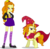 Size: 7662x7500 | Tagged: safe, artist:limedazzle, adagio dazzle, human, pony, unicorn, equestria girls, g4, absurd resolution, accessory swap, alternate hairstyle, alternate universe, cape, clothes, equestria girls ponified, hat, human ponidox, jacket, jewelry, necklace, pointing, ponified, role reversal, self ponidox, shoes, show accurate, simple background, skirt, socks, striped socks, the great and powerful, transparent background, unicorn adagio dazzle