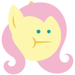 Size: 1000x1000 | Tagged: safe, fluttershy, g4, :t, emoji, female, simple background, solo, transparent background, we bought two cakes