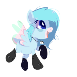 Size: 900x900 | Tagged: safe, artist:peachesandcreamated, oc, oc only, oc:gum drops, pegasus, pony, clothes, female, mare, simple background, socks, solo, transparent background