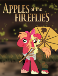 Size: 5103x6597 | Tagged: safe, artist:sonicgirl313, apple bloom, big macintosh, earth pony, pony, g4, absurd resolution, crossover, grave of the fireflies, male, stallion, studio ghibli, the implications are horrible, this will end in death, this will end in tears