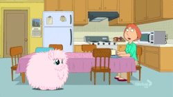 Size: 637x360 | Tagged: safe, edit, oc, oc:fluffle puff, animated, crossover, family guy, gif, lois griffin, male, stewie griffin