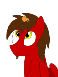 Size: 1200x1600 | Tagged: safe, artist:toyminator900, oc, oc only, oc:chip, pegasus, pony, food, potato, simple background, solo, transparent background