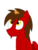 Size: 1200x1600 | Tagged: safe, artist:toyminator900, oc, oc only, oc:chip, pegasus, pony, food, potato, simple background, solo, transparent background