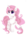 Size: 2000x2500 | Tagged: safe, artist:peachesandcreamated, oc, oc only, oc:ruby dust, pony, unicorn, colored pupils, female, high res, mare, raised hoof, raised leg, simple background, smiling, solo, transparent background, underhoof, walking