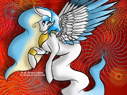 Size: 1600x1200 | Tagged: safe, artist:kathryncobbett, oc, oc only, oc:emi annetta, genie, pegasus, pony, armband, chestplate, commission, looking at you, solo