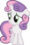 Size: 3688x5428 | Tagged: safe, artist:deyrasd, sweetie belle, pony, unicorn, g4, absurd resolution, female, sad, simple background, solo, transparent background, vector