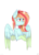 Size: 1024x1413 | Tagged: safe, artist:millyrovenge13, oc, oc only, oc:milly revenge, pegasus, pony, female, mare, simple background, solo, transparent background