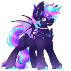 Size: 1024x1024 | Tagged: safe, artist:pvrii, oc, oc only, oc:glitz, bat pony, pony, male, simple background, solo, stallion, transparent background