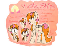 Size: 2732x2048 | Tagged: safe, artist:vanillashineart, oc, oc only, oc:vanilla shine, pegasus, pony, female, high res, mare, reference sheet, solo