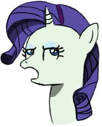 Size: 271x337 | Tagged: safe, artist:somedrawer, rarity, pony, g4, female, simple background, solo, transparent background