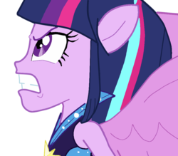 Size: 814x714 | Tagged: safe, artist:natoumjsonic, twilight sparkle, alicorn, equestria girls, g4, my little pony equestria girls: rainbow rocks, angry, clothes, female, furious, gritted teeth, ponied up, simple background, solo, transparent background, twilight sparkle (alicorn), vector, welcome to the show