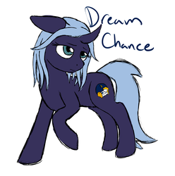 Size: 3260x3285 | Tagged: safe, artist:glacierfrostclaw, oc, oc only, oc:dream chance, changeling, pony, unicorn, high res, simple background, solo, white background