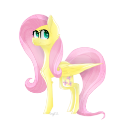Size: 1000x1000 | Tagged: safe, artist:magesticchocolate, fluttershy, g4, female, simple background, solo, transparent background