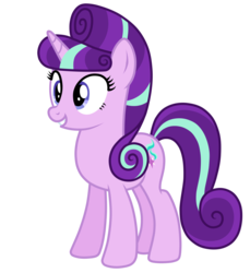 Size: 3200x3500 | Tagged: safe, artist:mixiepie, starlight glimmer, pony, unicorn, g4, alternate hairstyle, beautiful, cute, female, glimmerbetes, high res, mare, simple background, smiling, solo, transparent background, vector