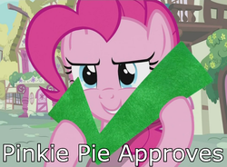 Size: 734x540 | Tagged: safe, pinkie pie, g4, check, female, meme, solo