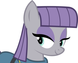 Size: 12401x10121 | Tagged: safe, artist:cyanlightning, maud pie, g4, maud pie (episode), .svg available, absurd resolution, clothes, female, simple background, smiling, solo, transparent background, vector, when she smiles