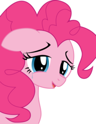 Size: 4696x6086 | Tagged: safe, artist:crimson, pinkie pie, g4, absurd resolution, bust, crying, female, portrait, simple background, solo, transparent background, vector