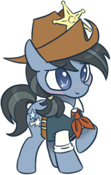 Size: 350x550 | Tagged: safe, artist:lockhe4rt, star spur, earth pony, pony, appleoosa's most wanted, g4, appleloosa resident, background pony, clothes, hat, male, simple background, solo, stallion, white background