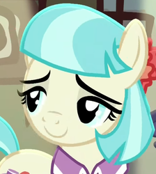 Size: 417x466 | Tagged: safe, screencap, coco pommel, earth pony, pony, g4, made in manehattan, cute, female, solo