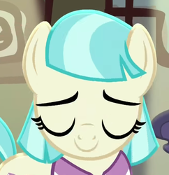 Size: 438x452 | Tagged: safe, screencap, coco pommel, earth pony, pony, g4, made in manehattan, female, solo