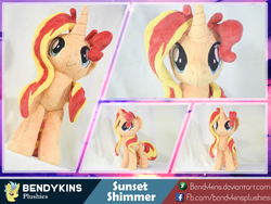 Size: 5400x4050 | Tagged: safe, artist:bendykins, sunset shimmer, pony, unicorn, g4, absurd resolution, cute, irl, photo, plushie, shimmerbetes, solo
