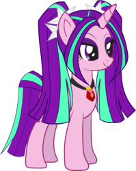 Size: 1024x1284 | Tagged: safe, artist:robocheatsy, aria blaze, pony, unicorn, equestria girls, g4, equestria girls ponified, female, ponified, simple background, solo, transparent background, vector