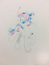 Size: 3024x4032 | Tagged: safe, artist:adetuddymax, oc, oc only, pony, unicorn, female, high res, request, solo, traditional art