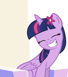 Size: 10502x11951 | Tagged: safe, artist:cyanlightning, twilight sparkle, alicorn, pony, to where and back again, .svg available, absurd resolution, cute, eyes closed, female, flower, flower in hair, folded wings, mare, simple background, smiling, solo, throne, transparent background, twiabetes, twilight sparkle (alicorn), vector