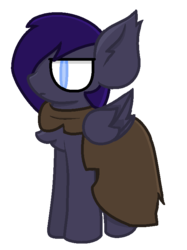 Size: 547x733 | Tagged: safe, artist:thefanficfanpony, oc, oc only, oc:shadow sneak, bat pony, pony, bat pony oc, simple background, solo, transparent background