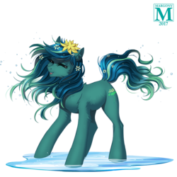 Size: 1000x1000 | Tagged: safe, artist:margony, oc, oc only, earth pony, pony, female, mare, simple background, solo, transparent background, wet mane