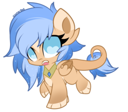 Size: 2000x1757 | Tagged: safe, artist:starlightlore, oc, oc only, original species, sphinx, female, filly, heart eyes, simple background, solo, sphinx oc, transparent background, wingding eyes