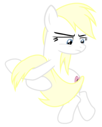 Size: 5008x6192 | Tagged: dead source, safe, artist:an-m, oc, oc only, oc:aryanne, earth pony, pony, absurd resolution, bipedal, female, frown, holding, hug, pony oc, protecting, simple background, solo, tail, tail hug, transparent background, vector, walking