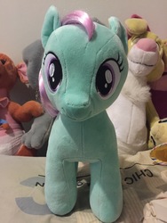 Size: 2448x3264 | Tagged: safe, artist:angelicorexx, minty, g3, g4, build-a-bear, g3 to g4, generation leap, high res, irl, photo, plushie