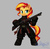 Size: 2550x2520 | Tagged: safe, artist:kvorias23, sunset shimmer, pony, unicorn, equestria girls, g4, assassin's creed, assassin's creed rogue, bipedal, clothes, crossover, female, high res, musket, parody, shay patrick cormac, signature, solo, weapon