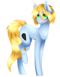 Size: 1024x1300 | Tagged: safe, artist:itsizzybel, oc, oc only, earth pony, pony, blushing, male, simple background, solo, stallion, transparent background