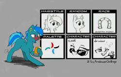 Size: 1024x655 | Tagged: safe, artist:soulfulmirror, oc, oc only, earth pony, pony, blushing, drunk, drunk bubbles, female, mare, reference sheet