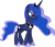 Size: 7172x6163 | Tagged: safe, artist:pink1ejack, princess luna, pony, g4, twilight's kingdom, absurd resolution, female, simple background, solo, transparent background, vector