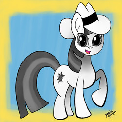 Size: 1500x1500 | Tagged: safe, artist:jendasawyer, oc, oc only, oc:twilie atkins, solo, the man they call ghost, true capitalist radio