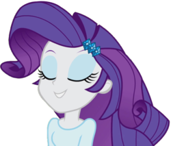 Size: 827x706 | Tagged: safe, artist:thebar, rarity, equestria girls, g4, my little pony equestria girls: rainbow rocks, player piano, beautiful, cute, eyes closed, eyeshadow, female, gem, grin, makeup, raribetes, relaxing, simple background, smiling, solo, transparent background