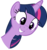 Size: 4500x4764 | Tagged: safe, artist:baumkuchenpony, twilight sparkle, alicorn, pony, a health of information, g4, .svg available, absurd resolution, bust, female, looking down, mare, portrait, simple background, smiling, solo, transparent background, twilight sparkle (alicorn), vector