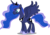 Size: 5000x3528 | Tagged: safe, artist:dashiesparkle, princess luna, alicorn, pony, bloom & gloom, g4, my little pony: friendship is magic, .svg available, absurd resolution, female, mare, simple background, solo, spread wings, transparent background, vector, wings