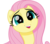 Size: 5000x4433 | Tagged: safe, artist:dashiesparkle, fluttershy, pegasus, pony, g4, my little pony: the movie, absurd resolution, adorable face, cute, daaaaaaaaaaaw, female, hnnng, mare, puppy dog eyes, shyabetes, simple background, smiling, solo, transparent background, vector