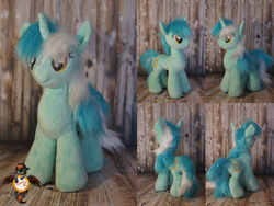 Size: 1328x1000 | Tagged: safe, artist:essorille, lyra heartstrings, pony, unicorn, g4, irl, photo, plushie, solo