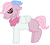 Size: 417x375 | Tagged: safe, artist:glamgoria-morose, oc, oc only, oc:tumult, interspecies offspring, offspring, parent:discord, parent:pinkie pie, parents:discopie, solo