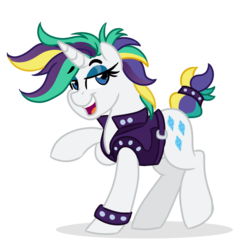 Size: 1024x1024 | Tagged: safe, artist:jen-neigh, rarity, pony, unicorn, g4, it isn't the mane thing about you, alternate hairstyle, female, punk, raripunk, simple background, solo, transparent background