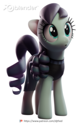 Size: 1440x2160 | Tagged: safe, artist:therealdjthed, coloratura, earth pony, pony, g4, 3d, 3d model, :o, blender, blender cycles, cute, cycles render, female, mare, model:djthed, open mouth, patreon, patreon logo, rara, rarabetes, simple background, solo, transparent background
