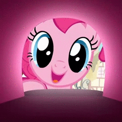Size: 540x540 | Tagged: safe, artist:mrdeloop, edit, edited screencap, screencap, pinkie pie, earth pony, pony, g4, wonderbolts academy, animated, bipolar, female, frown, happy, hoof hold, lidded eyes, looking at you, mailbox, mare, no sound, pmv, ponk, sad, smiling, solo, staring into your soul, webm