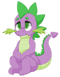 Size: 1024x1297 | Tagged: safe, artist:melpone, spike, dragon, g4, male, simple background, solo, white background