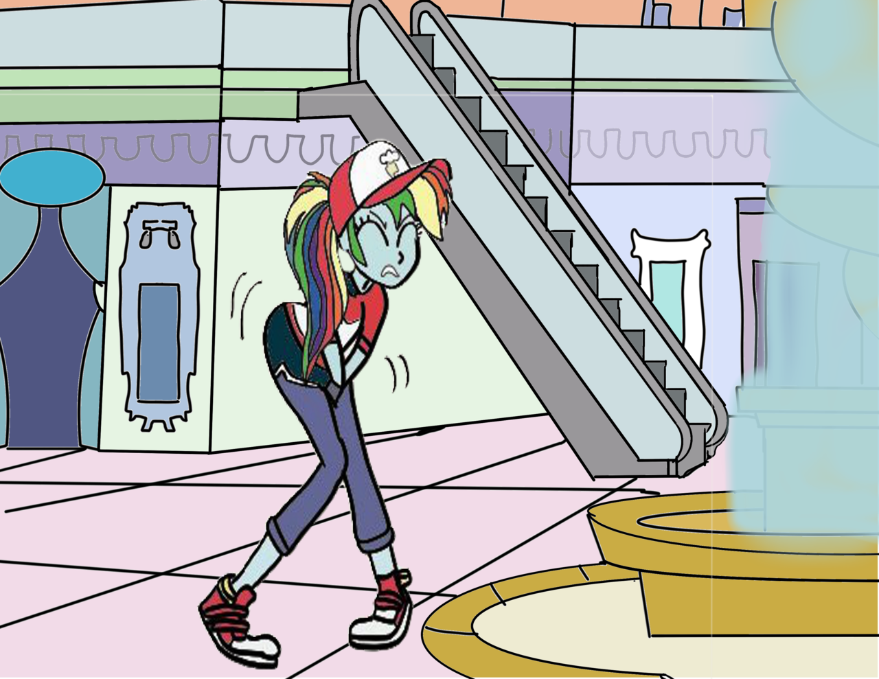 Girls gotta go. Omorashi Рейнбоу Дэш. Омораши Эквестрия. Эквестрия герлз омораши. Rainbow Dash omorashi.