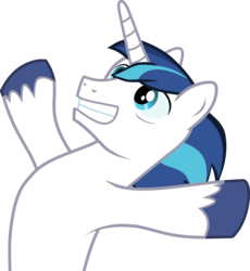 Size: 3743x4065 | Tagged: safe, artist:frownfactory, shining armor, pony, unicorn, g4, once upon a zeppelin, .svg available, blue eyes, blue mane, blue tail, cute, horn, male, shining adorable, simple background, smiling, solo, stallion, svg, transparent background, vector